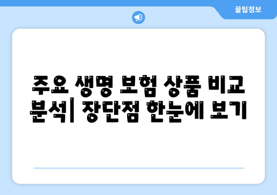 생명 보험 추천