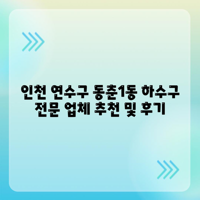 인천시 연수구 동춘1동 하수구막힘 | 가격 | 비용 | 기름제거 | 싱크대 | 변기 | 세면대 | 역류 | 냄새차단 | 2024 후기