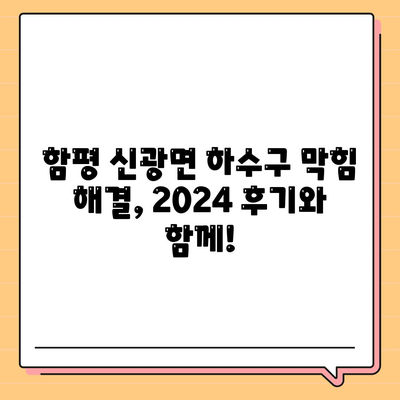 전라남도 함평군 신광면 하수구막힘 | 가격 | 비용 | 기름제거 | 싱크대 | 변기 | 세면대 | 역류 | 냄새차단 | 2024 후기