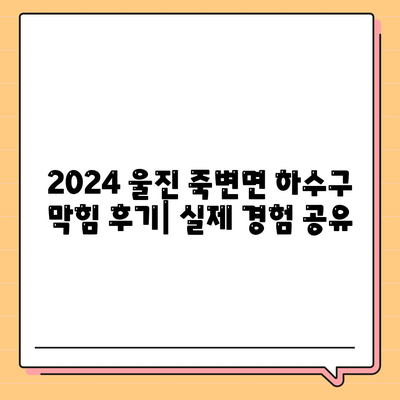 경상북도 울진군 죽변면 하수구막힘 | 가격 | 비용 | 기름제거 | 싱크대 | 변기 | 세면대 | 역류 | 냄새차단 | 2024 후기