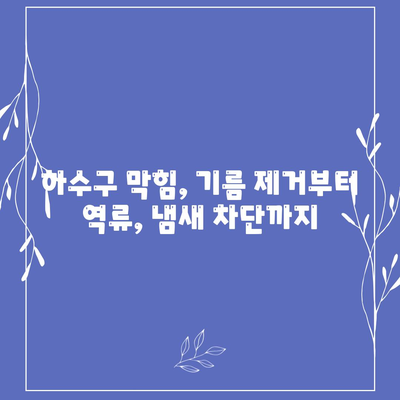 경기도 하남시 미사1동 하수구막힘 | 가격 | 비용 | 기름제거 | 싱크대 | 변기 | 세면대 | 역류 | 냄새차단 | 2024 후기