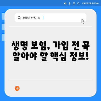 생명 보험