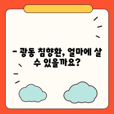 광동 침향환 가격