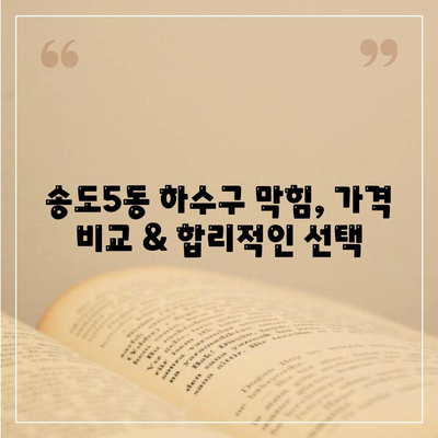 인천시 연수구 송도5동 하수구막힘 | 가격 | 비용 | 기름제거 | 싱크대 | 변기 | 세면대 | 역류 | 냄새차단 | 2024 후기