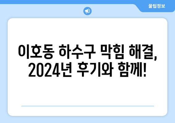 제주도 제주시 이호동 하수구막힘 | 가격 | 비용 | 기름제거 | 싱크대 | 변기 | 세면대 | 역류 | 냄새차단 | 2024 후기