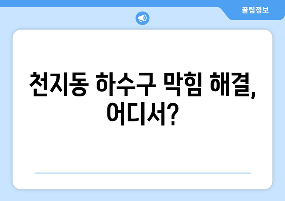 제주도 서귀포시 천지동 하수구막힘 | 가격 | 비용 | 기름제거 | 싱크대 | 변기 | 세면대 | 역류 | 냄새차단 | 2024 후기