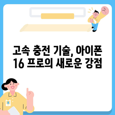 아이폰 16 프로, 충전 속도 향상에 기대