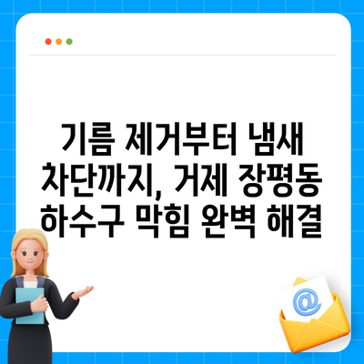 경상남도 거제시 장평동 하수구막힘 | 가격 | 비용 | 기름제거 | 싱크대 | 변기 | 세면대 | 역류 | 냄새차단 | 2024 후기