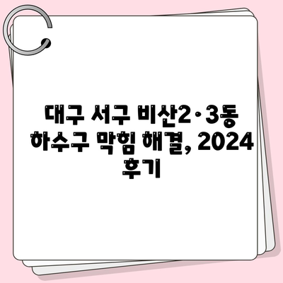 대구시 서구 비산2·3동 하수구막힘 | 가격 | 비용 | 기름제거 | 싱크대 | 변기 | 세면대 | 역류 | 냄새차단 | 2024 후기