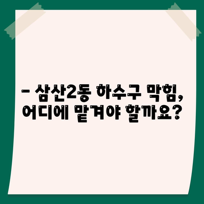 인천시 부평구 삼산2동 하수구막힘 | 가격 | 비용 | 기름제거 | 싱크대 | 변기 | 세면대 | 역류 | 냄새차단 | 2024 후기