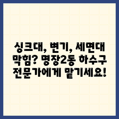 부산시 동래구 명장2동 하수구막힘 | 가격 | 비용 | 기름제거 | 싱크대 | 변기 | 세면대 | 역류 | 냄새차단 | 2024 후기