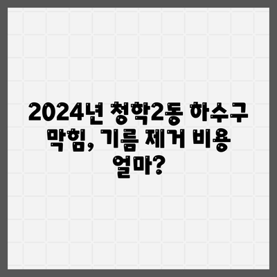 부산시 영도구 청학2동 하수구막힘 | 가격 | 비용 | 기름제거 | 싱크대 | 변기 | 세면대 | 역류 | 냄새차단 | 2024 후기