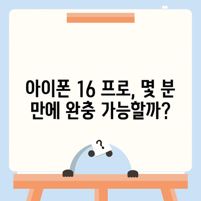 아이폰 16 프로, 충전 속도 향상에 기대