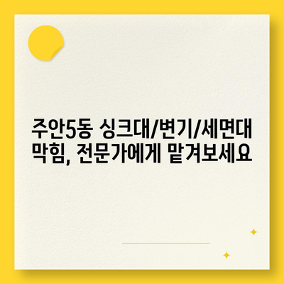 인천시 미추홀구 주안5동 하수구막힘 | 가격 | 비용 | 기름제거 | 싱크대 | 변기 | 세면대 | 역류 | 냄새차단 | 2024 후기