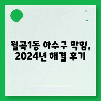 광주시 광산구 월곡1동 하수구막힘 | 가격 | 비용 | 기름제거 | 싱크대 | 변기 | 세면대 | 역류 | 냄새차단 | 2024 후기