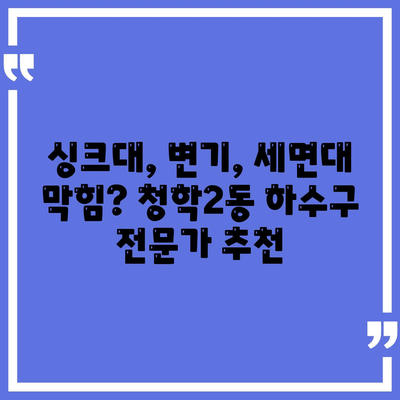 부산시 영도구 청학2동 하수구막힘 | 가격 | 비용 | 기름제거 | 싱크대 | 변기 | 세면대 | 역류 | 냄새차단 | 2024 후기