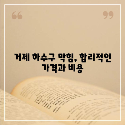 경상남도 거제시 거제면 하수구막힘 | 가격 | 비용 | 기름제거 | 싱크대 | 변기 | 세면대 | 역류 | 냄새차단 | 2024 후기