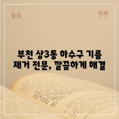 경기도 부천시 상3동 하수구막힘 | 가격 | 비용 | 기름제거 | 싱크대 | 변기 | 세면대 | 역류 | 냄새차단 | 2024 후기