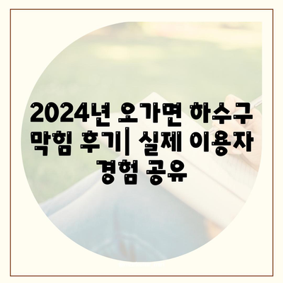 충청남도 예산군 오가면 하수구막힘 | 가격 | 비용 | 기름제거 | 싱크대 | 변기 | 세면대 | 역류 | 냄새차단 | 2024 후기