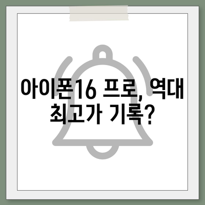 아이폰16 가격 관련 최신 뉴스 및 업데이트