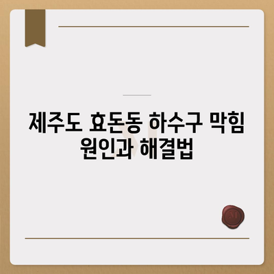 제주도 서귀포시 효돈동 하수구막힘 | 가격 | 비용 | 기름제거 | 싱크대 | 변기 | 세면대 | 역류 | 냄새차단 | 2024 후기