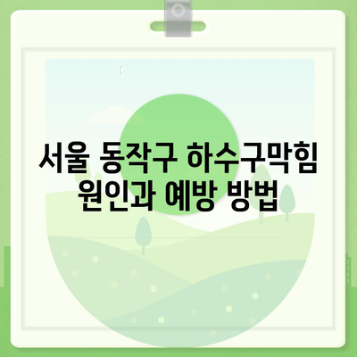 서울시 동작구 노량진제1동 하수구막힘 | 가격 | 비용 | 기름제거 | 싱크대 | 변기 | 세면대 | 역류 | 냄새차단 | 2024 후기