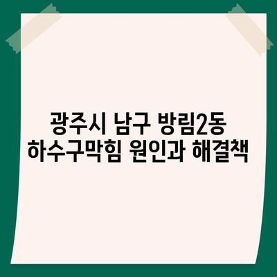 광주시 남구 방림2동 하수구막힘 | 가격 | 비용 | 기름제거 | 싱크대 | 변기 | 세면대 | 역류 | 냄새차단 | 2024 후기