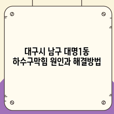 대구시 남구 대명1동 하수구막힘 | 가격 | 비용 | 기름제거 | 싱크대 | 변기 | 세면대 | 역류 | 냄새차단 | 2024 후기