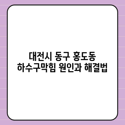 대전시 동구 홍도동 하수구막힘 | 가격 | 비용 | 기름제거 | 싱크대 | 변기 | 세면대 | 역류 | 냄새차단 | 2024 후기