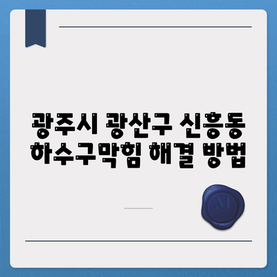 광주시 광산구 신흥동 하수구막힘 | 가격 | 비용 | 기름제거 | 싱크대 | 변기 | 세면대 | 역류 | 냄새차단 | 2024 후기