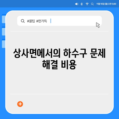 전라남도 순천시 상사면 하수구막힘 | 가격 | 비용 | 기름제거 | 싱크대 | 변기 | 세면대 | 역류 | 냄새차단 | 2024 후기