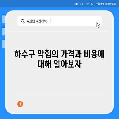 대전시 중구 유천2동 하수구막힘 | 가격 | 비용 | 기름제거 | 싱크대 | 변기 | 세면대 | 역류 | 냄새차단 | 2024 후기