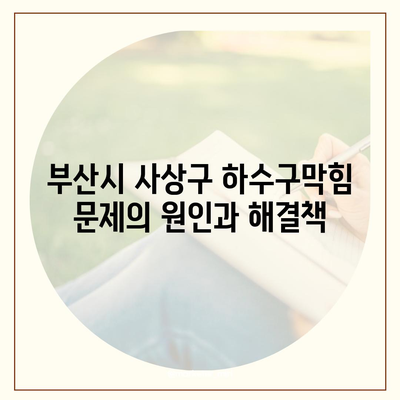 부산시 사상구 주례4동 하수구막힘 | 가격 | 비용 | 기름제거 | 싱크대 | 변기 | 세면대 | 역류 | 냄새차단 | 2024 후기