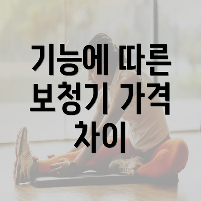 기능에 따른 보청기 가격 차이