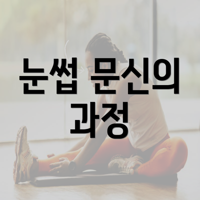 눈썹 문신의 과정