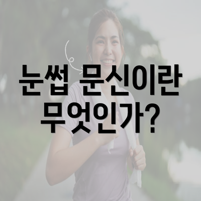 눈썹 문신이란 무엇인가?