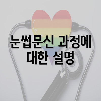 눈썹문신 과정에 대한 설명