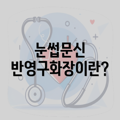 눈썹문신 반영구화장이란?