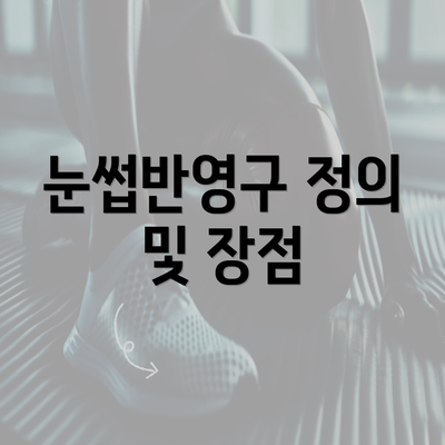 눈썹반영구 정의 및 장점