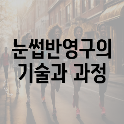 눈썹반영구의 기술과 과정