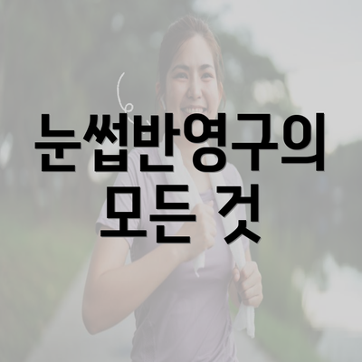 눈썹반영구의 모든 것