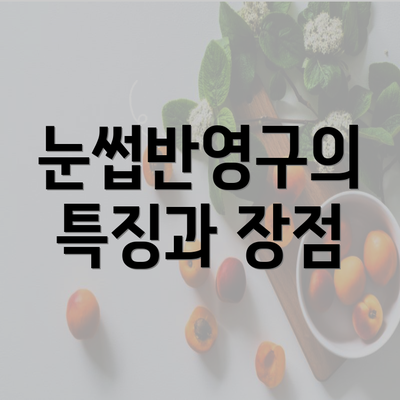 눈썹반영구의 특징과 장점