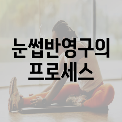 눈썹반영구의 프로세스