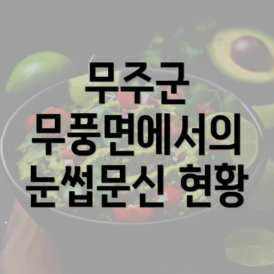 무주군 무풍면에서의 눈썹문신 현황