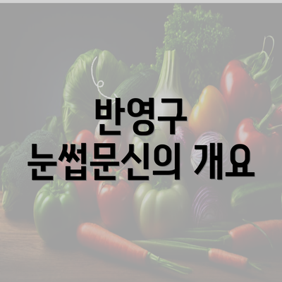 반영구 눈썹문신의 개요