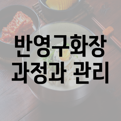 반영구화장 과정과 관리