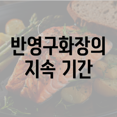 반영구화장의 지속 기간