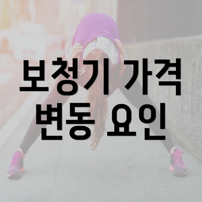 보청기 가격 변동 요인