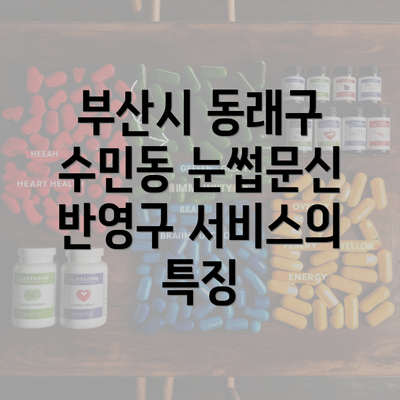 부산시 동래구 수민동 눈썹문신 반영구 서비스의 특징