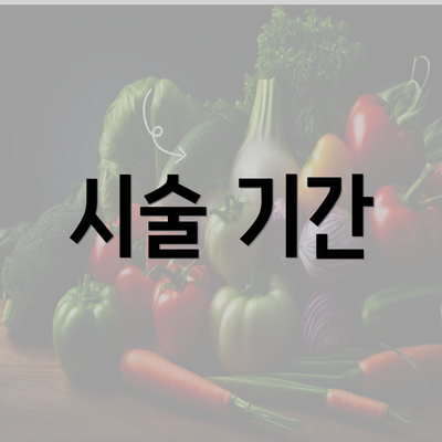 시술 기간